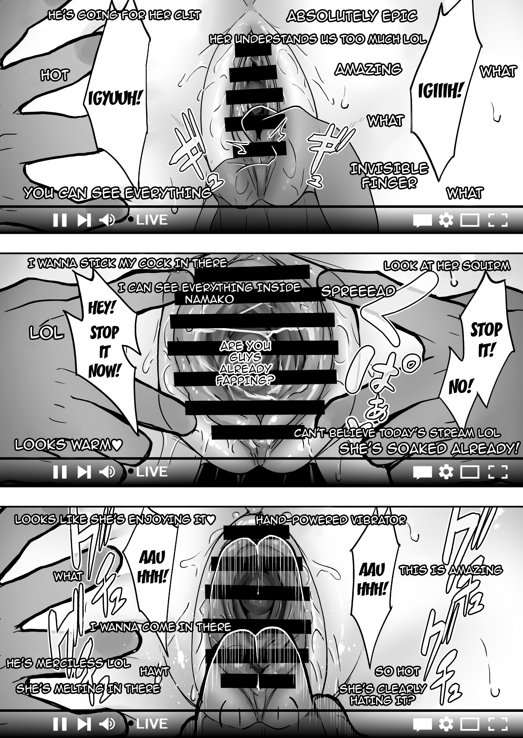 Hentai Manga Comic-A Female Streamer's Raw Paranormal Experience-Read-15